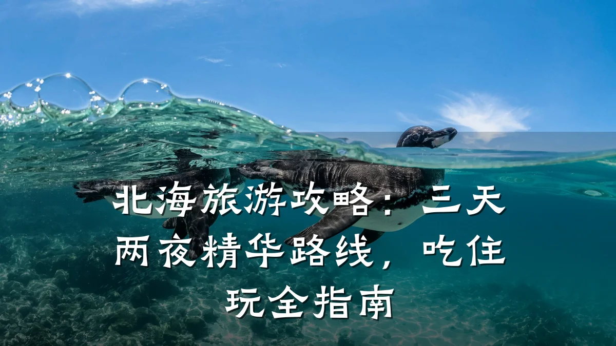 北海旅游攻略:三天两夜精华路线,吃住玩全指南