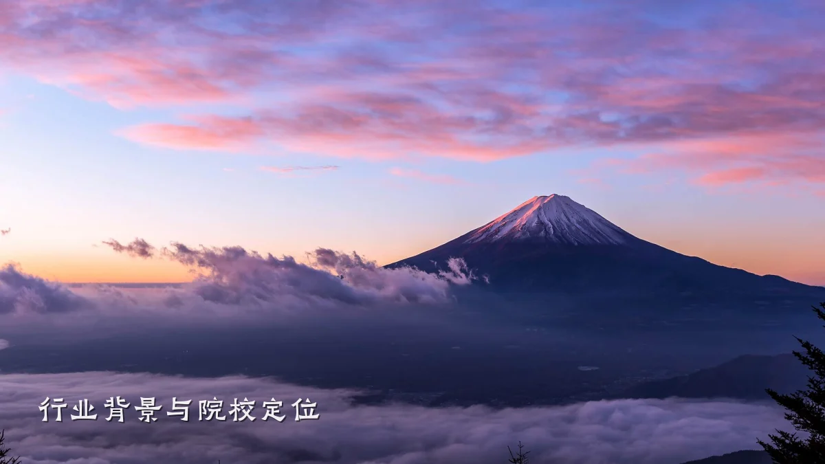 行业背景与院校定位