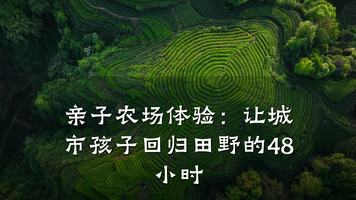 亲子农场体验:让城市孩子回归田野的48小时
