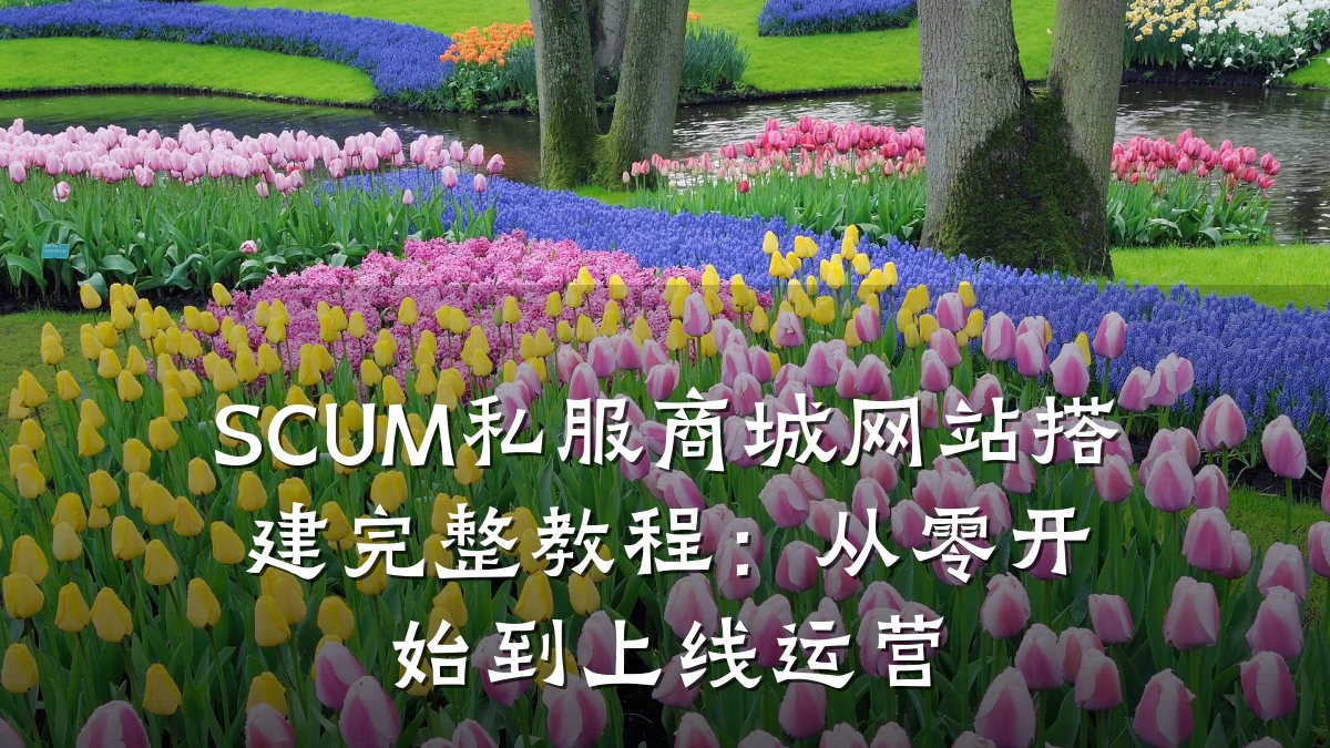 SCUM私服商城网站搭建完整教程:从零开始到上线运营