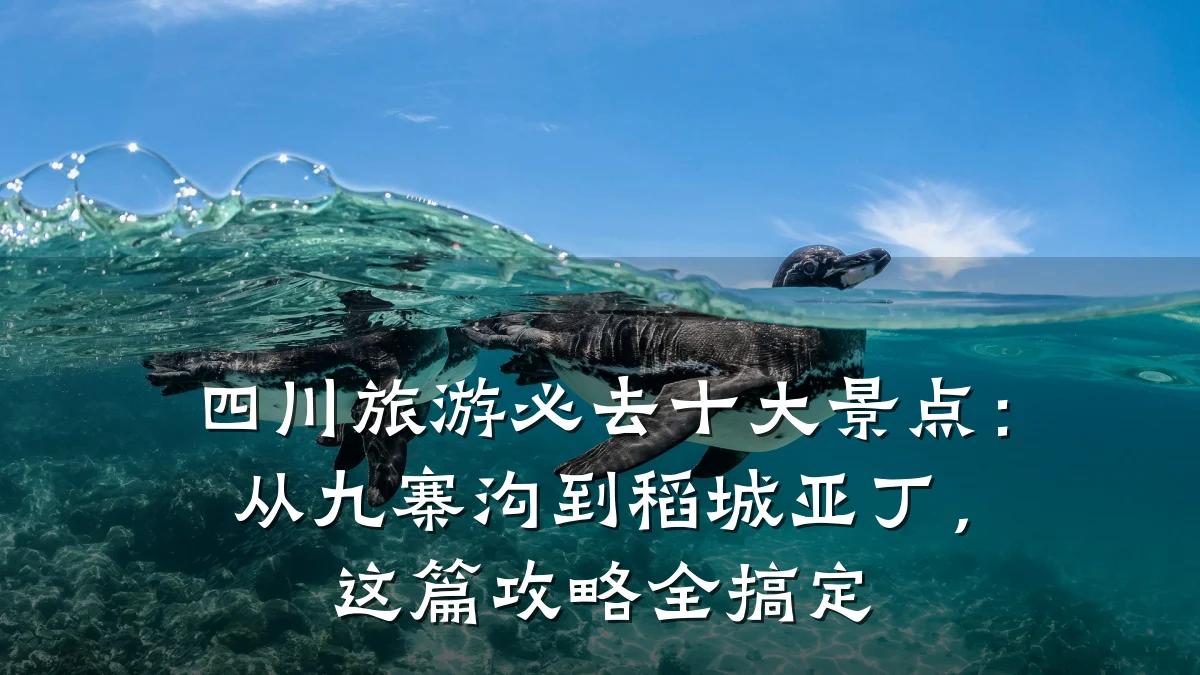 四川旅游必去十大景点:从九寨沟到稻城亚丁,这篇攻略全搞定