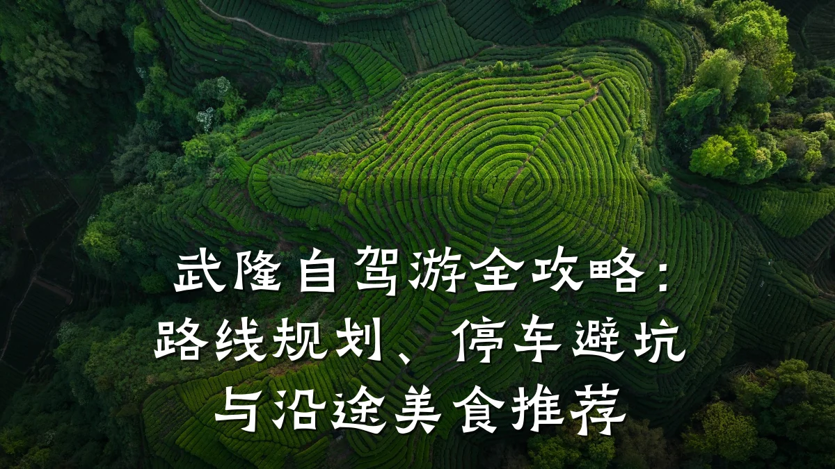 武隆自驾游全攻略:路线规划、停车避坑与沿途美食推荐