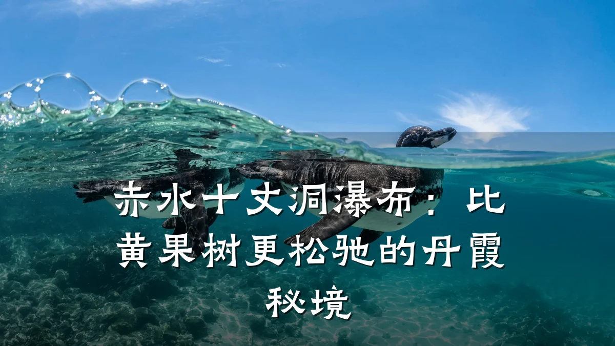 赤水十丈洞瀑布:比黄果树更松驰的丹霞秘境