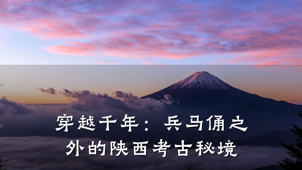 穿越千年:兵马俑之外的陕西考古秘境