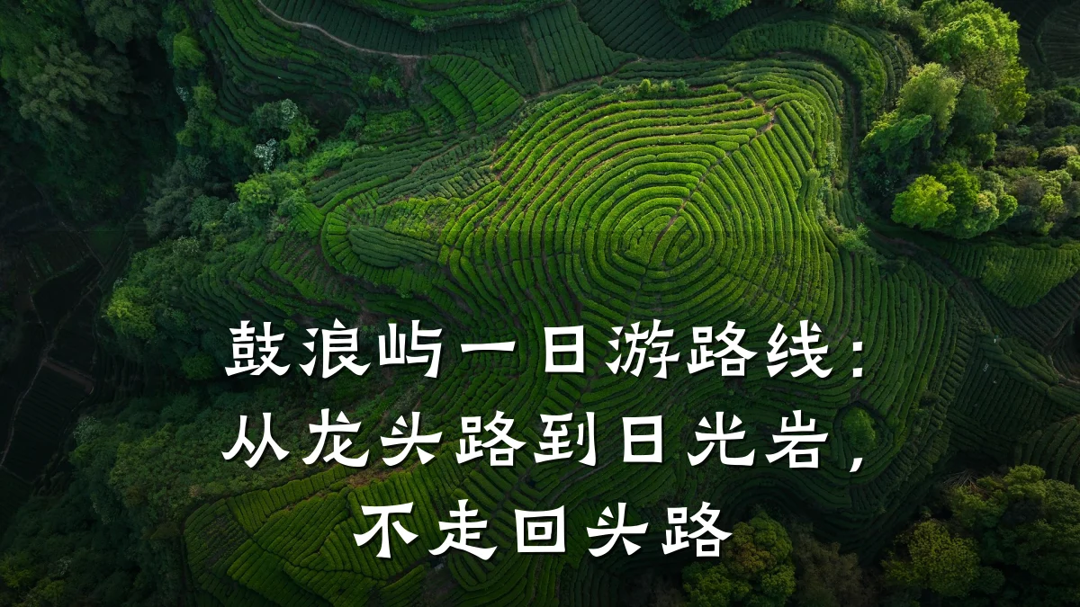 鼓浪屿一日游路线:从龙头路到日光岩,不走回头路