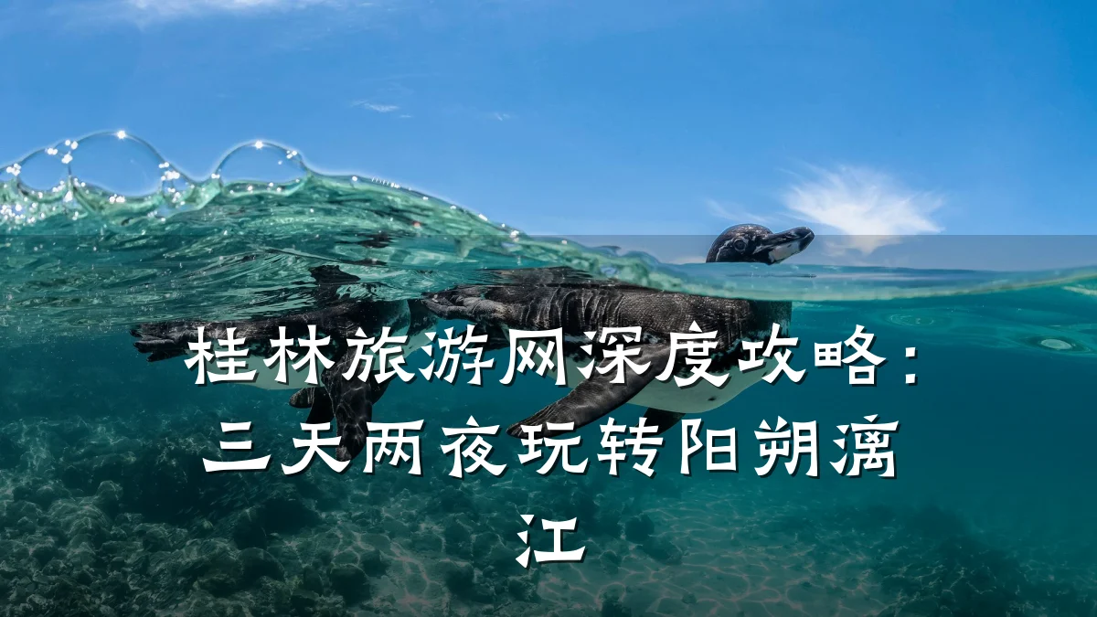 桂林旅游网深度攻略：三天两夜玩转阳朔漓江