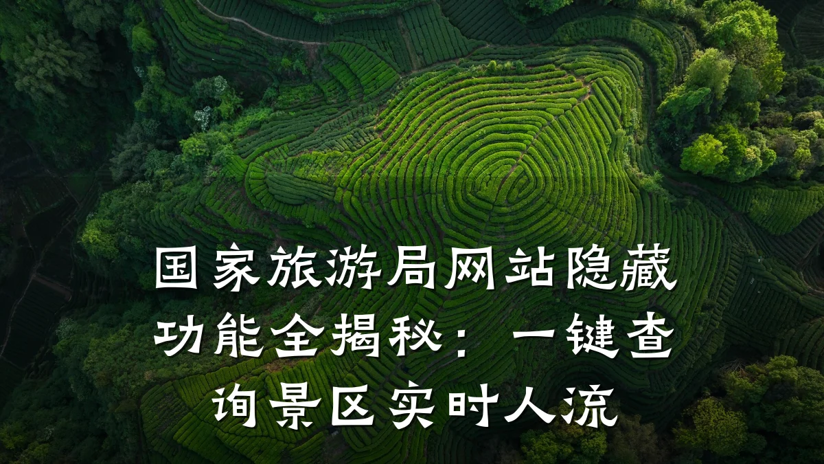 国家旅游局网站隐藏功能全揭秘:一键查询景区实时人流