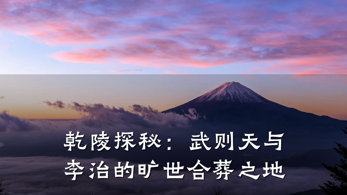 乾陵探秘:武则天与李治的旷世合葬之地