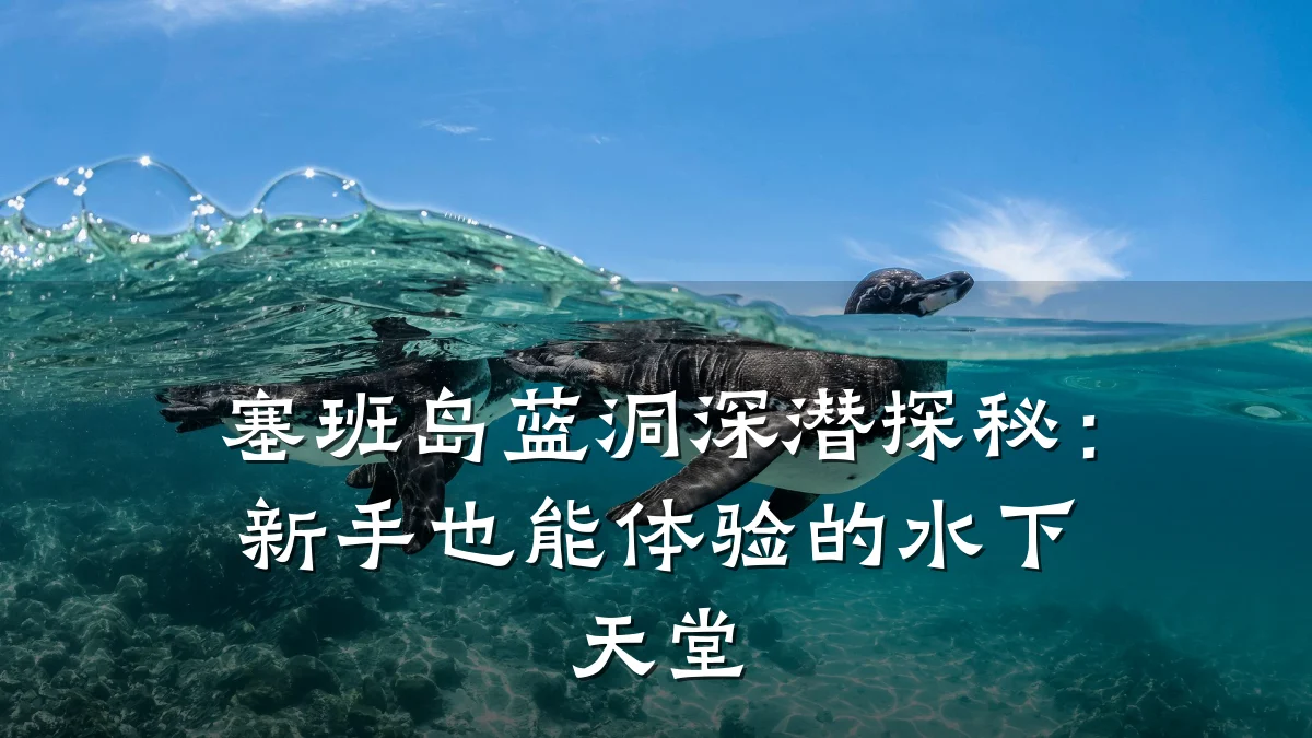 塞班岛蓝洞深潜探秘：新手也能体验的水下天堂
