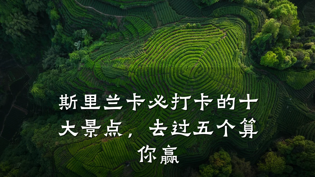 斯里兰卡必打卡的十大景点，去过五个算你赢