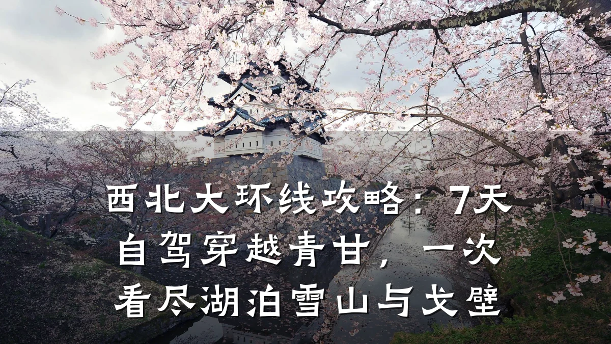 西北大环线攻略：7天自驾穿越青甘，一次看尽湖泊雪山与戈壁