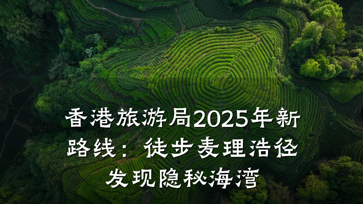 香港旅游局2025年新路线:徒步麦理浩径发现隐秘海湾