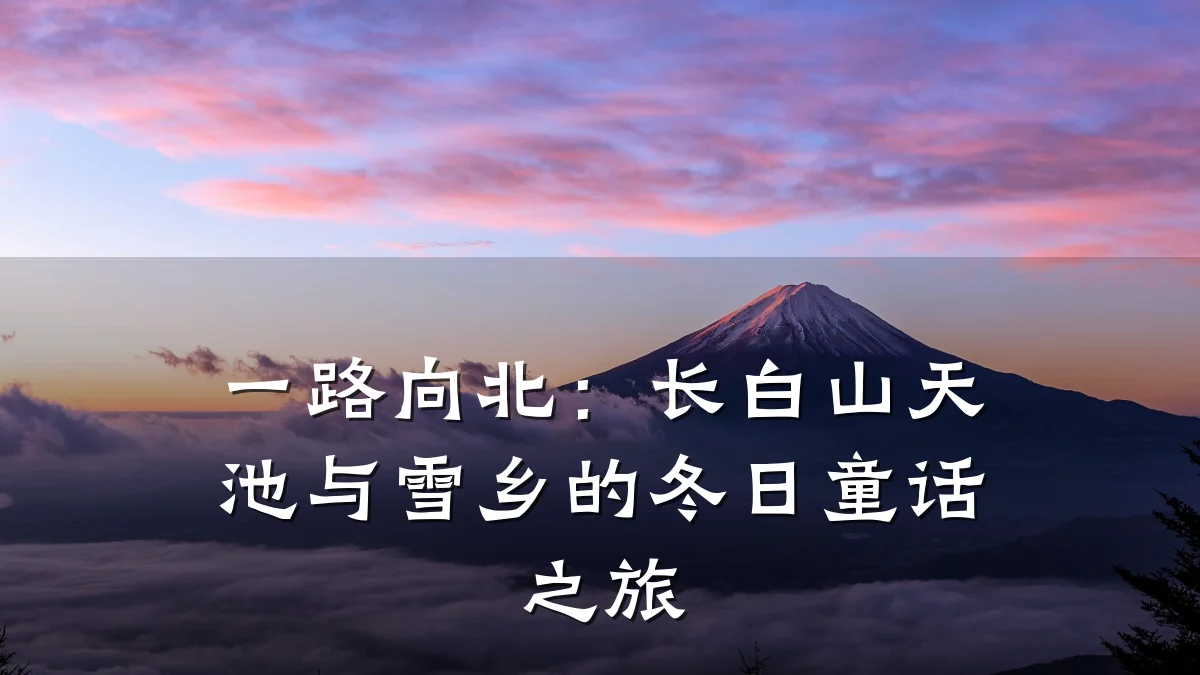 一路向北:长白山天池与雪乡的冬日童话之旅