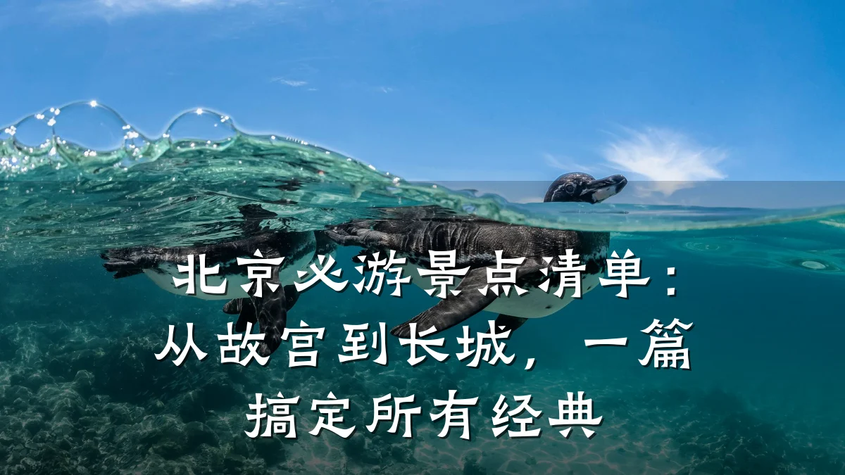 北京必游景点清单:从故宫到长城,一篇搞定所有经典