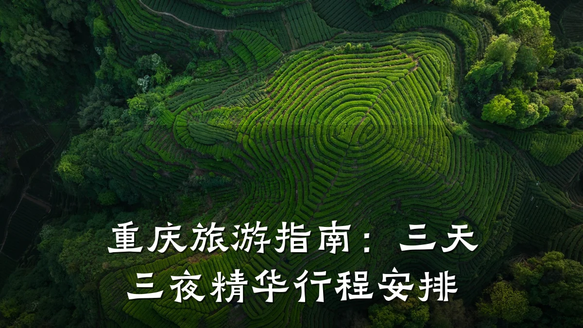 重庆旅游指南：三天三夜精华行程安排