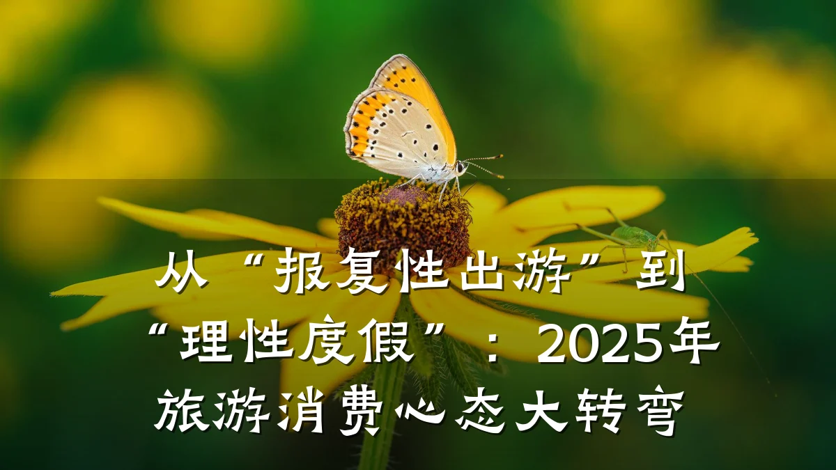 从“报复性出游”到“理性度假”:2025年旅游消费心态大转弯