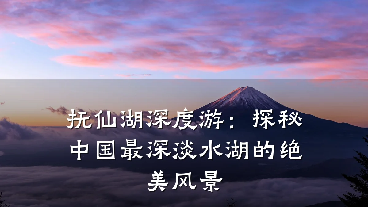 抚仙湖深度游：探秘中国最深淡水湖的绝美风景