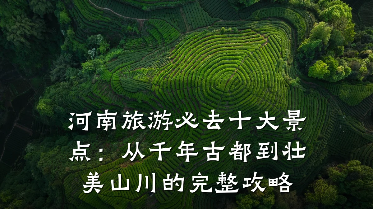 河南旅游必去十大景点：从千年古都到壮美山川的完整攻略