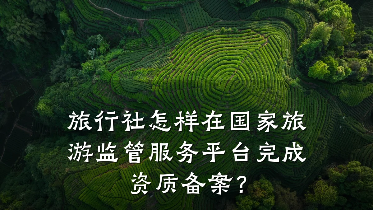 旅行社怎样在国家旅游监管服务平台完成资质备案？