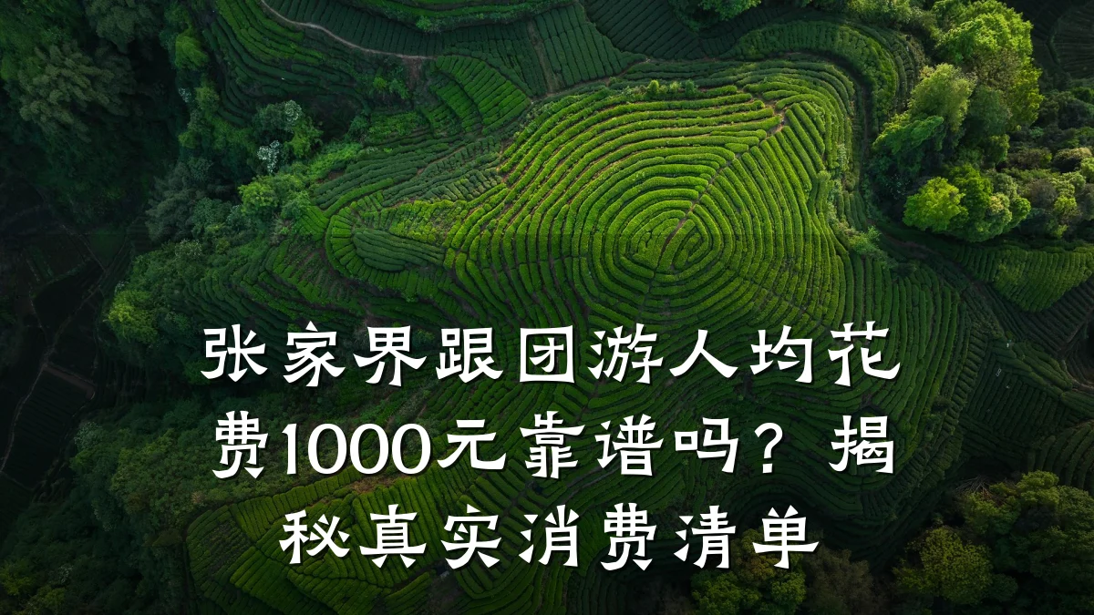 张家界跟团游人均花费1000元靠谱吗？揭秘真实消费清单