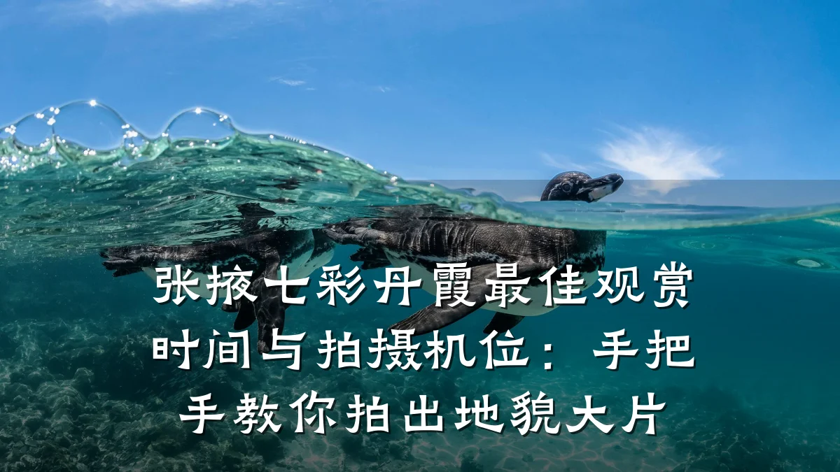 张掖七彩丹霞最佳观赏时间与拍摄机位:手把手教你拍出地貌大片