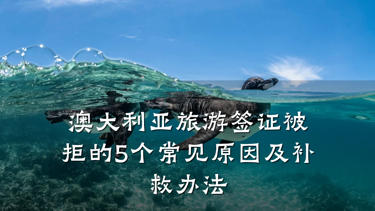 澳大利亚旅游签证被拒的5个常见原因及补救办法