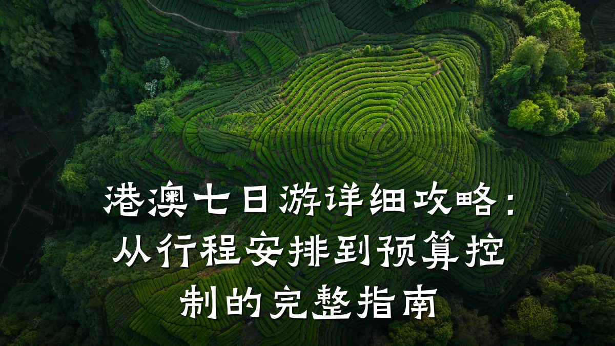 港澳七日游详细攻略:从行程安排到预算控制的完整指南