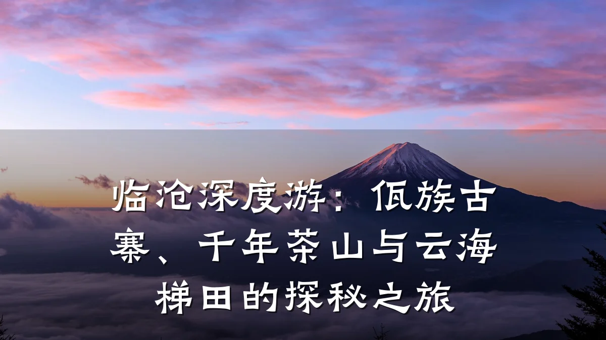 临沧深度游:佤族古寨、千年茶山与云海梯田的探秘之旅