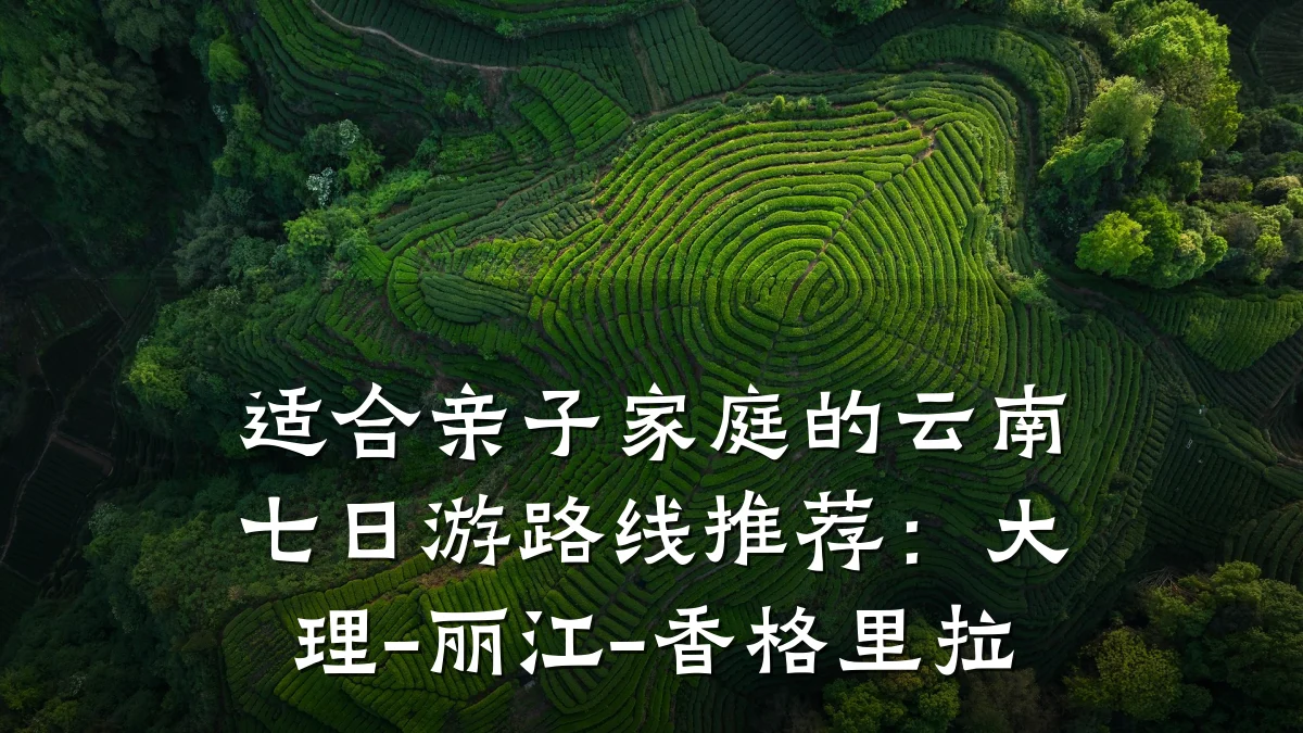 适合亲子家庭的云南七日游路线推荐:大理-丽江-香格里拉