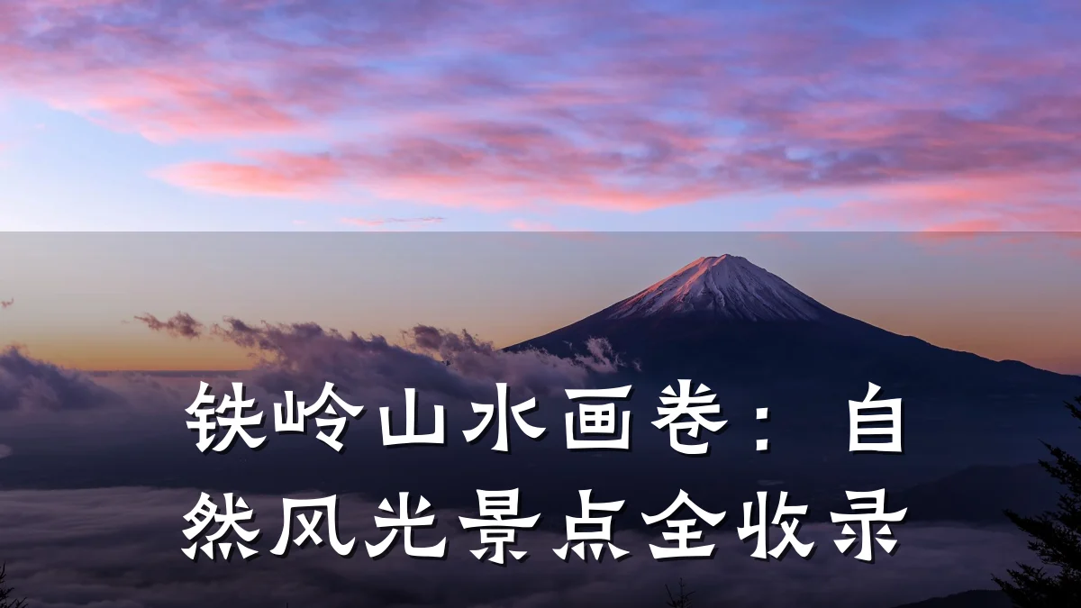 铁岭山水画卷:自然风光景点全收录