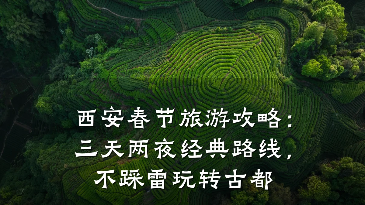 西安春节旅游攻略:三天两夜经典路线,不踩雷玩转古都