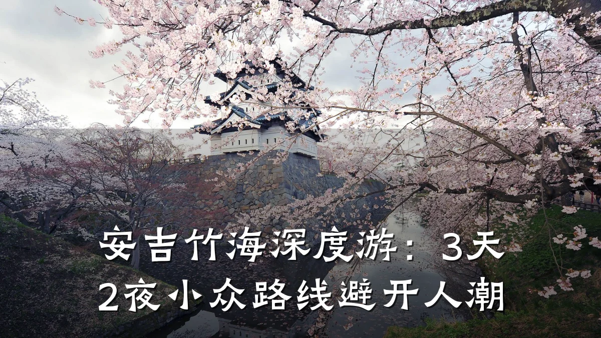 安吉竹海深度游:3天2夜小众路线避开人潮