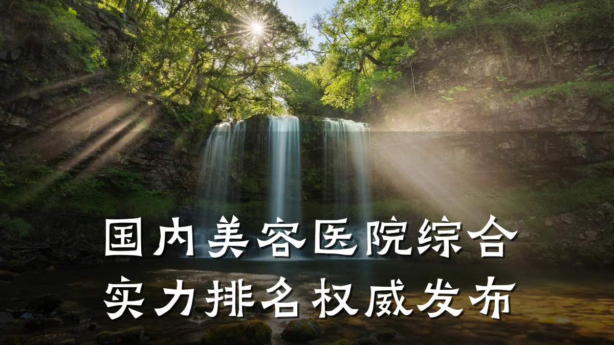 国内美容医院综合实力排名权威发布
