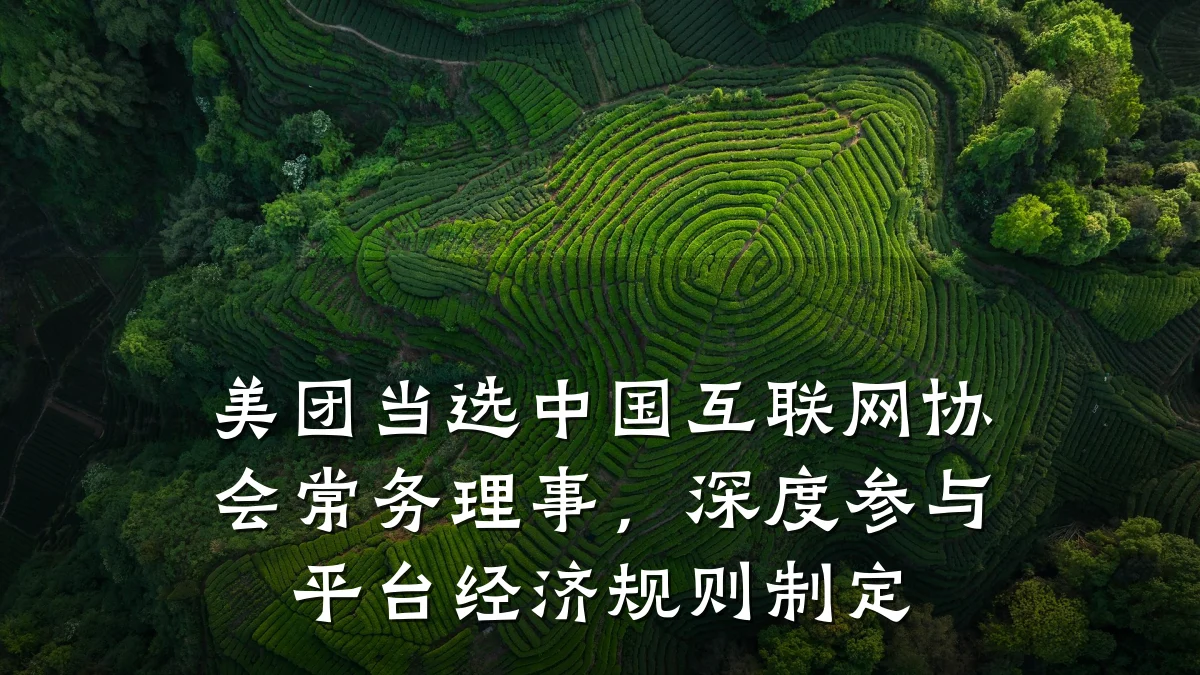 美团当选中国互联网协会常务理事,深度参与平台经济规则制定
