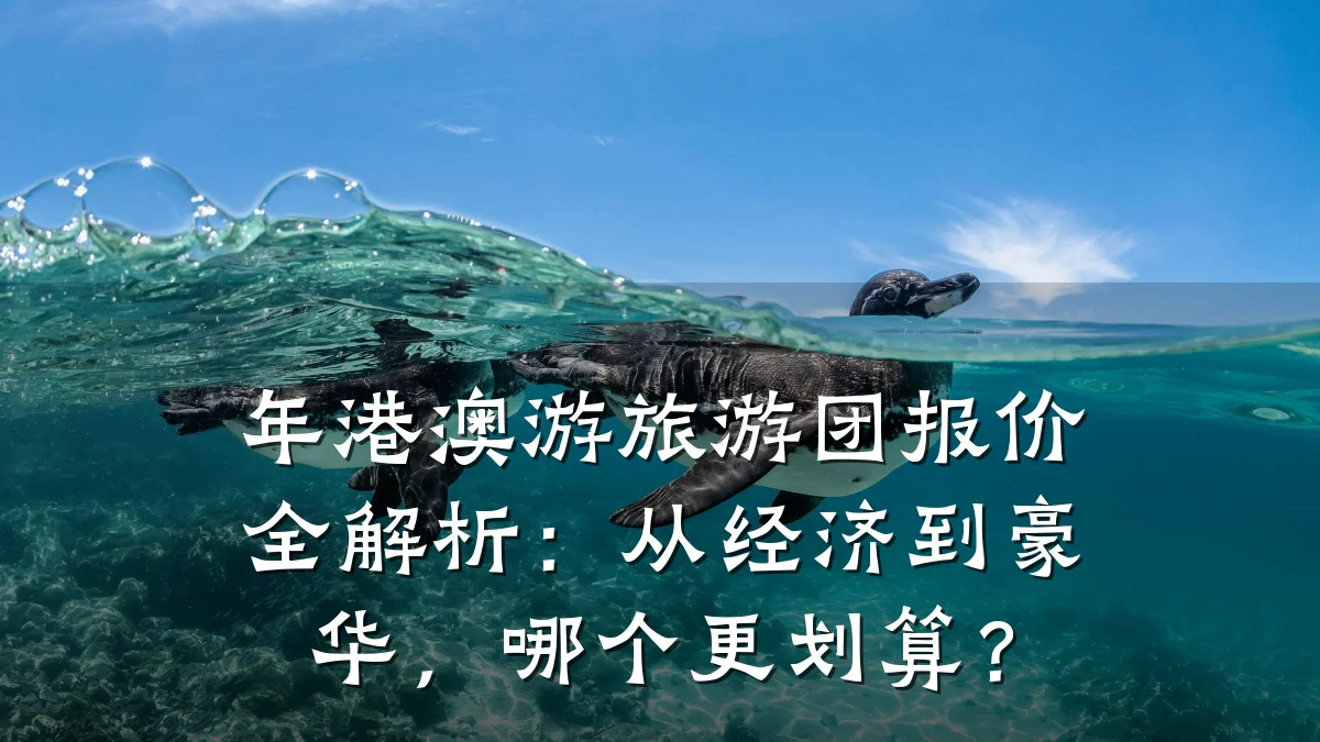 年港澳游旅游团报价全解析:从经济到豪华,哪个更划算?