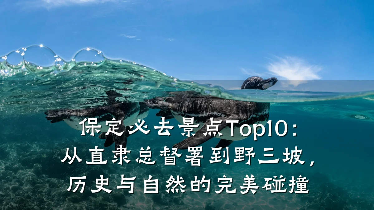 保定必去景点Top10:从直隶总督署到野三坡,历史与自然的完美碰撞