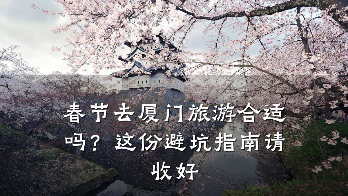 春节去厦门旅游合适吗?这份避坑指南请收好