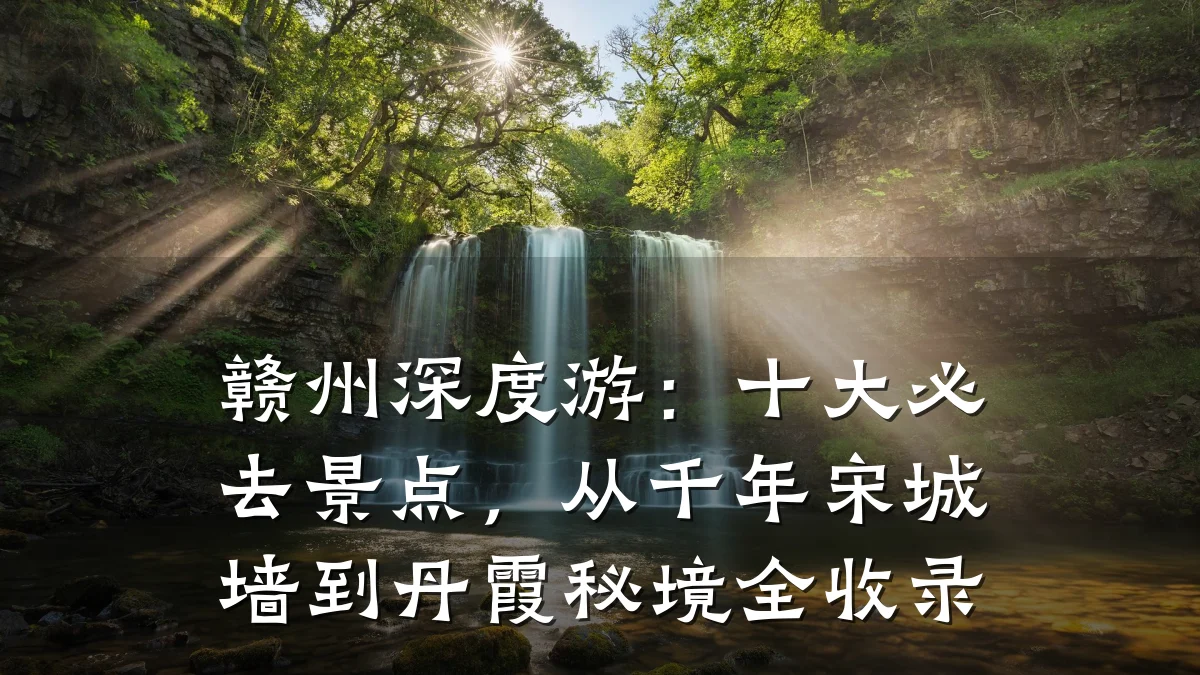 赣州深度游:十大必去景点,从千年宋城墙到丹霞秘境全收录