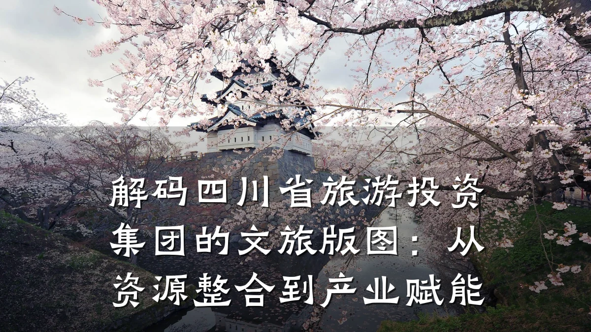 解码四川省旅游投资集团的文旅版图:从资源整合到产业赋能