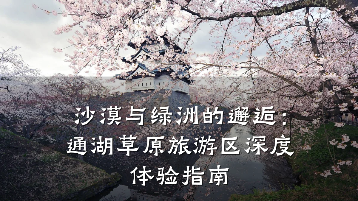 沙漠与绿洲的邂逅：通湖草原旅游区深度体验指南