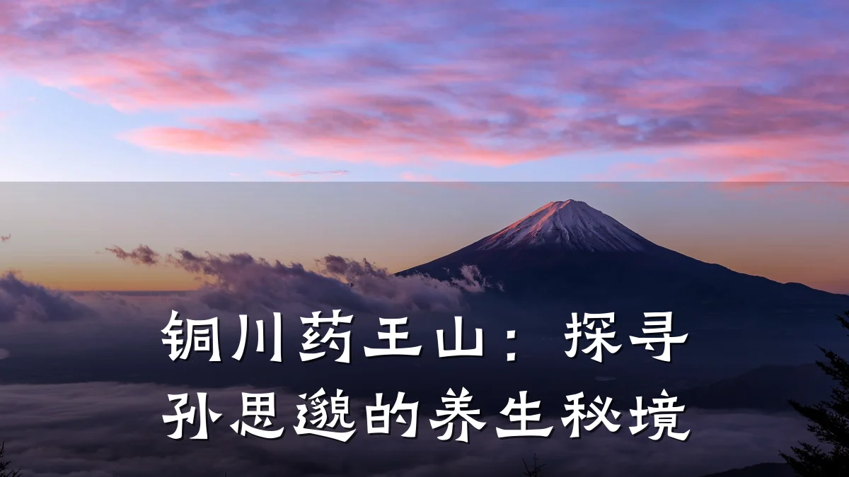 铜川药王山:探寻孙思邈的养生秘境