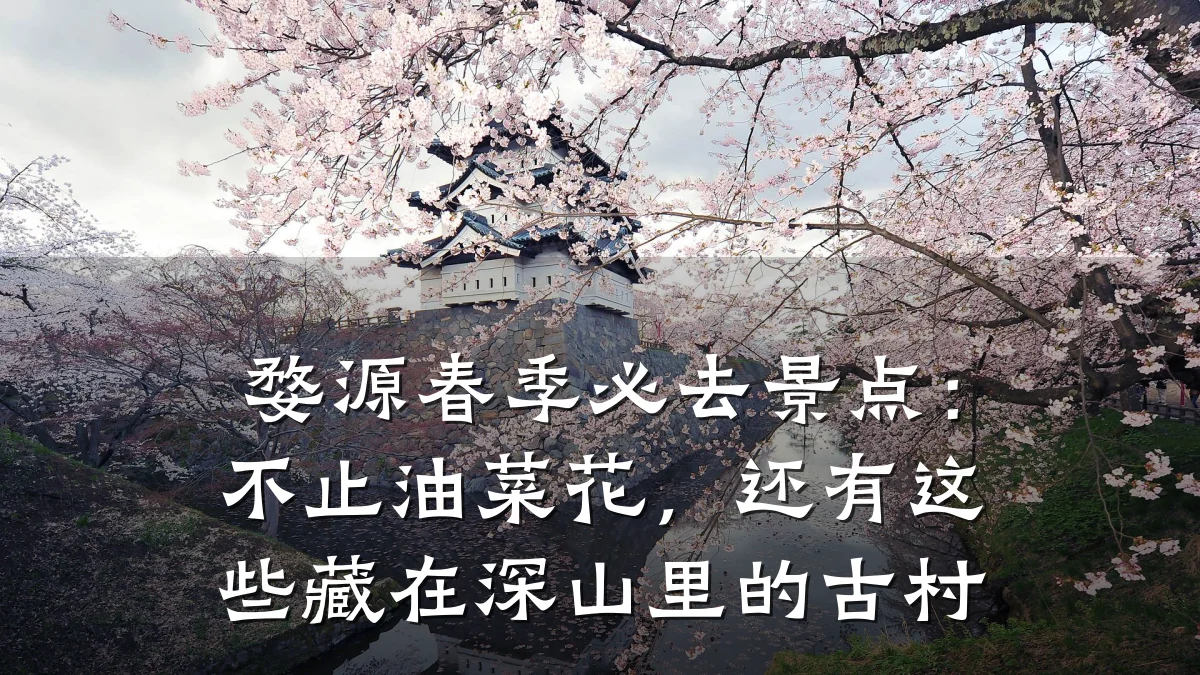 婺源春季必去景点:不止油菜花,还有这些藏在深山里的古村