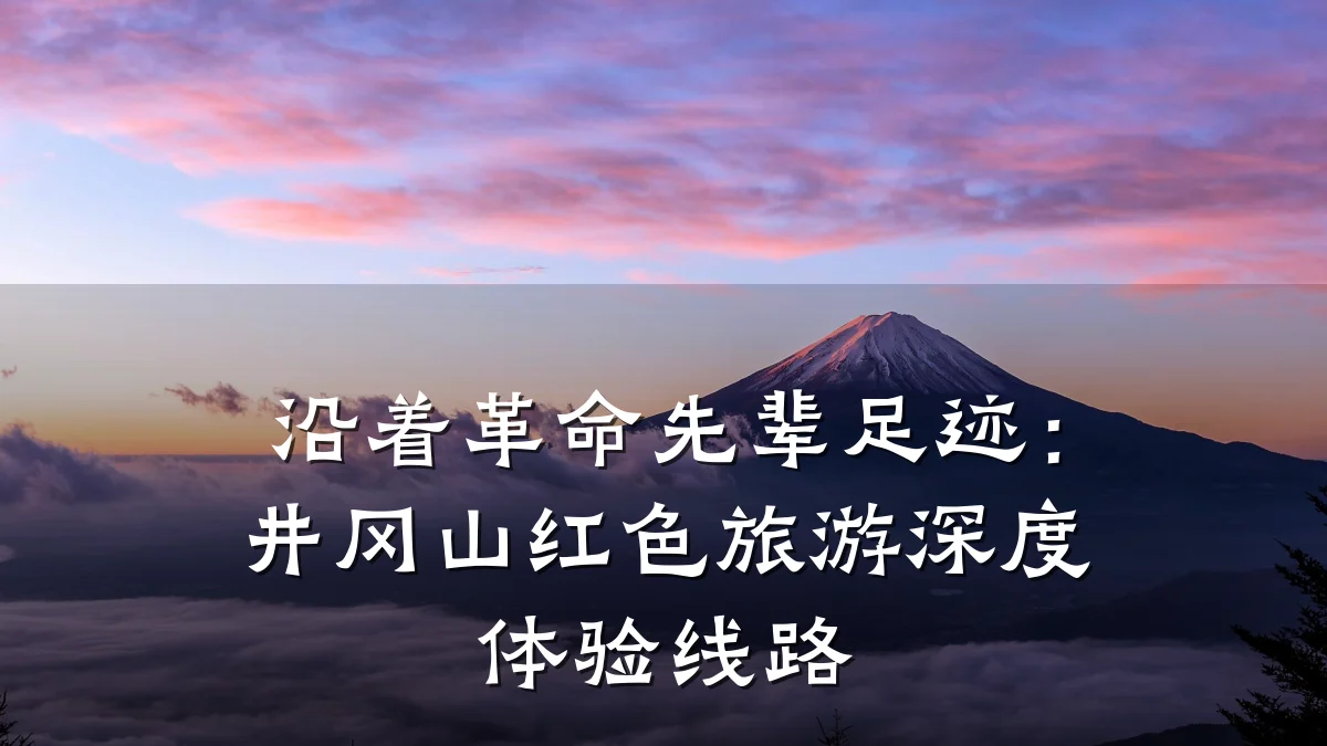 沿着革命先辈足迹:井冈山红色旅游深度体验线路