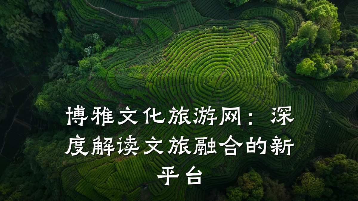 博雅文化旅游网:深度解读文旅融合的新平台