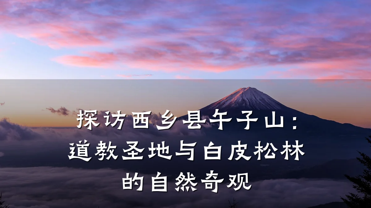探访西乡县午子山：道教圣地与白皮松林的自然奇观
