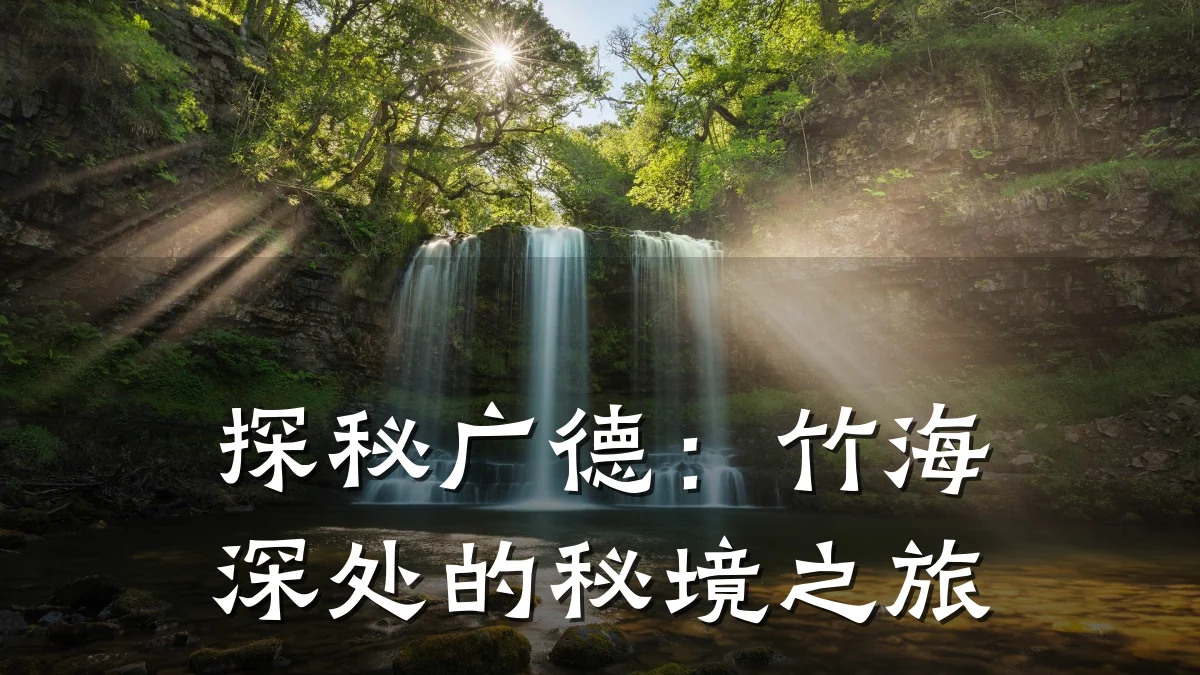 探秘广德:竹海深处的秘境之旅