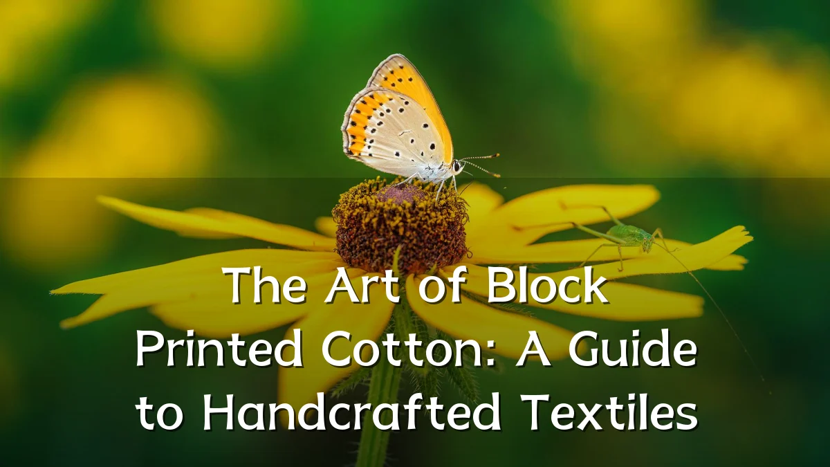 The Art of Block Printed Cotton: A Guide to Handcrafted Textiles