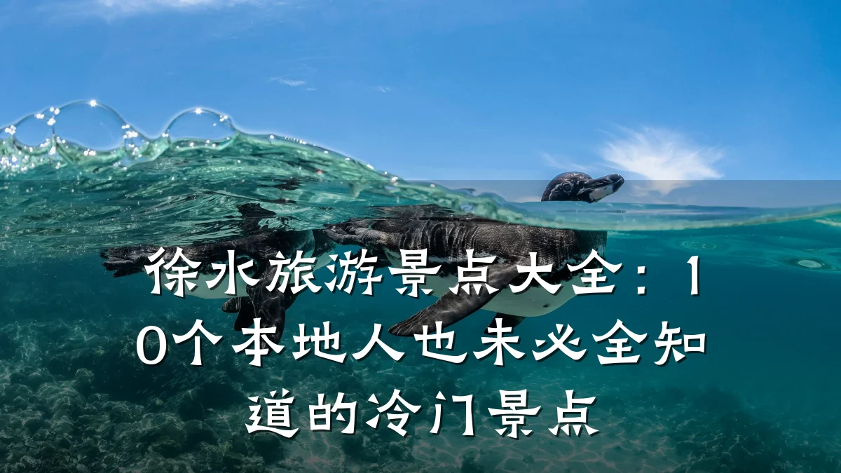 徐水旅游景点大全:10个本地人也未必全知道的冷门景点
