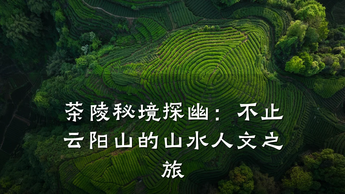 茶陵秘境探幽:不止云阳山的山水人文之旅