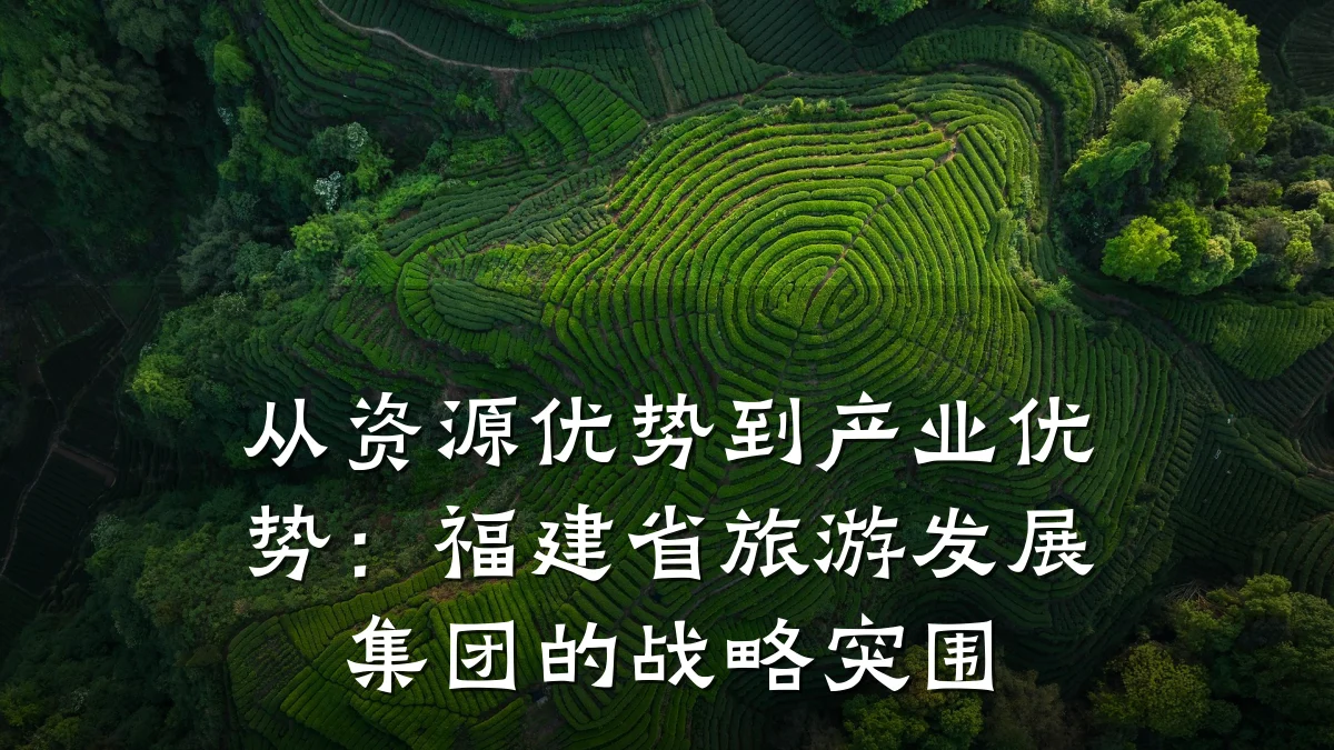 从资源优势到产业优势：福建省旅游发展集团的战略突围